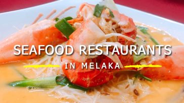 For fresh seafood items such as fish, prawns, crabs, squids, you must try eating in one of the recommended seafood restaurants in Melaka
